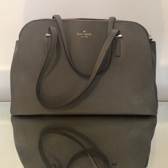 Kate Spade Bag - Large Satchel - Grey - Picture 1 of 4